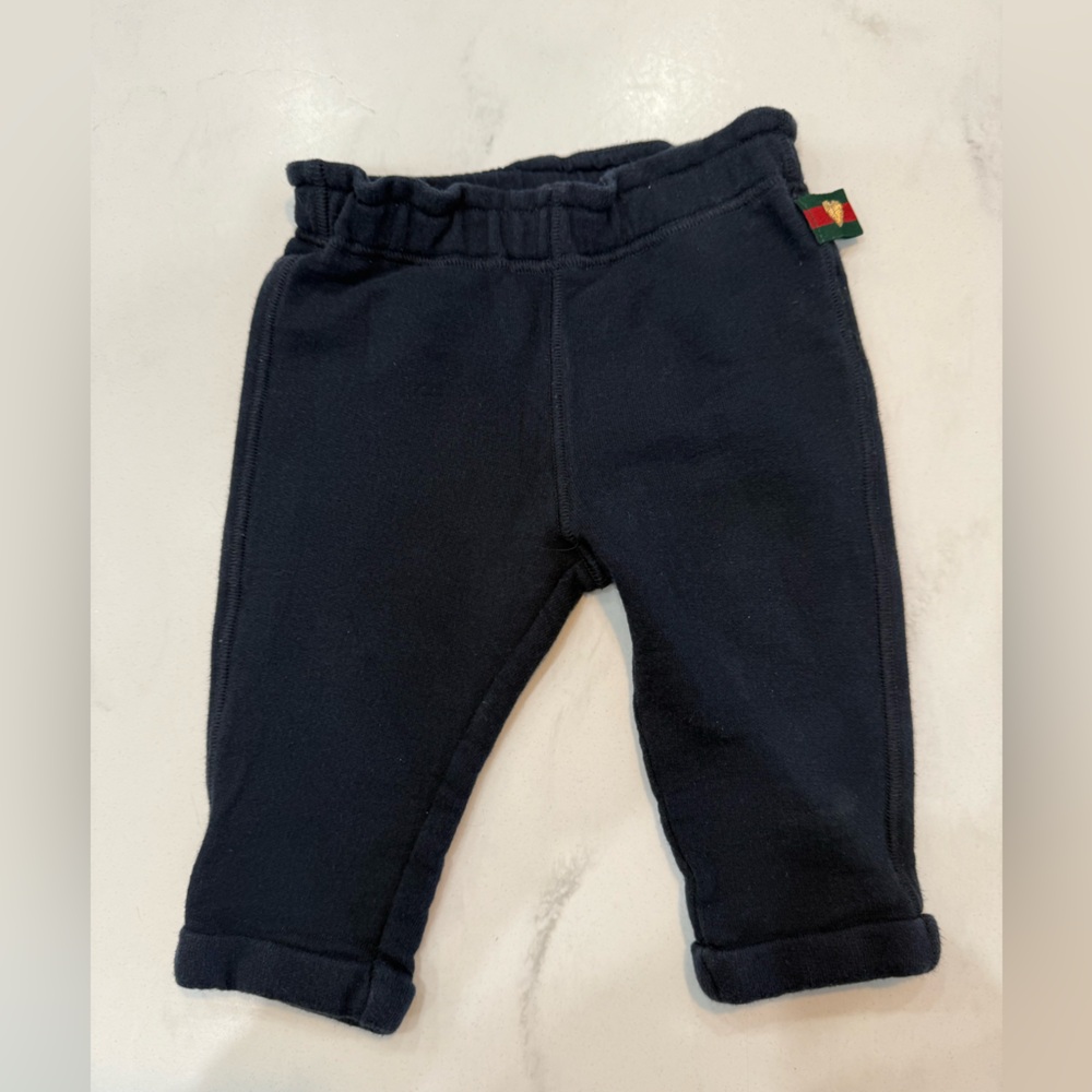 Gucci Navy Blue Kids Sweatpants